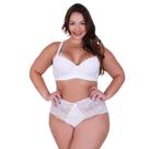 Conjunto de Lingerie Plus Size Sutiã e Calcinha Cintura Alta de Renda -c5 CONJUNTO PAULA