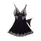 Conjunto De Lingerie Sexy Feminina Com Renda Transparente E Detalhes Em Renda, Camisola Sem Mangas Conjunto De Lingerie Sexy Feminina Com Renda Transparente E Detalhes Em Renda, Camisola Sem Mangas