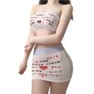 Conjunto de lingerie SINROYEE Sexy Cosplay Japonês Anime Lolita Blue Conjunto de lingerie SINROYEE Sexy Cosplay Japonês Anime Lolita Blue