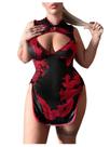 Conjunto de lingerie, vestido de camisola Qipao, trajes femininos Conjunto de lingerie, vestido de camisola Qipao, trajes femininos
