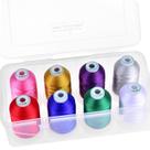 Conjunto de linhas de bordado New brothread 8x1000m poliéster