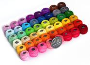 Conjunto de linhas de crochê LE PAON 48 bolas 100% algodão com agulhas