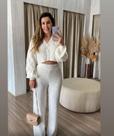 Conjunto de linho Branco G