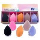 Conjunto de liquidificador de esponja de maquiagem AOA STUDIO sem látex, 5 unidades