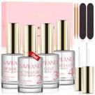 Conjunto de líquidos para imersão para unhas SAVILAND Dip Powder 15 ml/0,5 onças 10 unidades