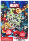 Conjunto de livros de adesivos Marvel Avengers com mais de 300 adesivos fofos