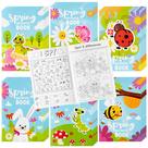 Conjunto de livros de atividades BWKoss Spring, 24 unidades para crianças de 6,7 x 4,7 polegadas