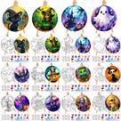 Conjunto de lonas de Halloween Art Craft Kit Supervitae de 5,9", 72 unidades