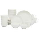 Conjunto de Louça Gibson Home Ogalla 30 Peças Porcelana Branca com Detalhes em Ouro Conjunto de Louça Gibson Home Ogalla 30 Peças Porcelana Branca com Detalhes em Ouro