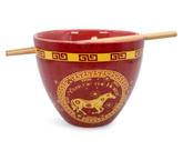 Conjunto de louças Boom Trendz Year Of The Horse Chinese Zodiac