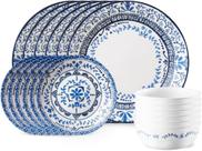 Conjunto de louças Corelle Vitrelle, serviço de 18 peças para 6