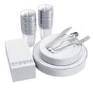 Conjunto de louças FOCUSLINE Silver 175 peças para 25 convidados