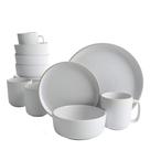 Conjunto de louças Gibson Home Zuma 16 peças redondas brancas Conjunto de louças Gibson Home Zuma 16 peças redondas brancas