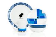 Conjunto de louças Harry Potter Ravenclaw 16 peças de porcelana