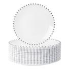 Conjunto de louças HOMIP 50 unidades de pratos 25x25cm 10" e 18cm 7"