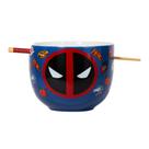 Conjunto de louças Ramen Silver Buffalo Marvel Deadpool Iconografia