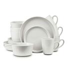Conjunto de louças Stone Lain Albie, 16 peças para 4 pessoas, branco