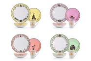 Conjunto de louças Ukonic Disney Princess de 16 peças em cerâmica Conjunto de louças Ukonic Disney Princess de 16 peças em cerâmica