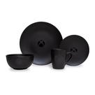 Conjunto de louças Xbox Matte Black 8 peças em cerâmica