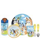 Conjunto de louças Zak Designs Bluey Kids de 6 peças sem BPA