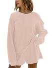 Conjunto de lounge MISSACTIVER Waffle Knit para mulheres, 2 peças de outono Conjunto de lounge MISSACTIVER Waffle Knit para mulheres, 2 peças de outono
