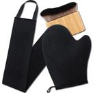 Conjunto de luvas autobronzeadoras G GAIYAH 3 em 1 com escova de bronzeamento