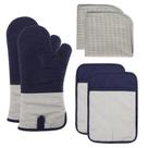 Conjunto de luvas de forno e porta-panelas COOK WITH COLOR 6 unidades