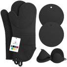 Conjunto de luvas de forno e porta-panelas Rorecay resistente ao calor a 500 C