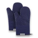 Conjunto de luvas de forno KitchenAid Asteroid azul cobalto resistente ao calor