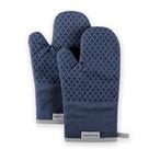 Conjunto de luvas de forno KitchenAid Asteroid Blue Willow 7 x 12,5 cm, 2 unidades