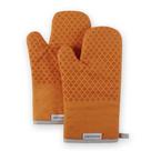 Conjunto de luvas de forno KitchenAid Asteroid Honey Orange Cotton