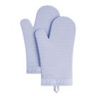 Conjunto de luvas de forno KitchenAid com nervuras, silicone macio, lavanda, 2 peças