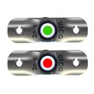 Conjunto de luzes de navegação LED para rub rail TACO Marine 2,5"