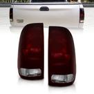 Conjunto de luzes traseiras AmeriLite Ford F-Series F150 F250 Halogênio