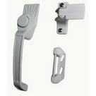 Conjunto de maçaneta para porta tela Barton Kramer branco