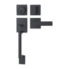 Conjunto de maçanetas Amazon Basics Contemporary Stamford Matte Black