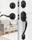 Conjunto de maçanetas e fechaduras dianteiras Brightify Black