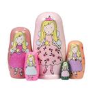 Conjunto de madeira russa Nesting Doll HYCLES Matryoshka, presente para crianças