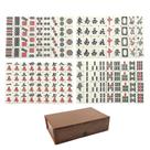 Conjunto de Mahjong Jualyue Chinese Mah Jong Game Travel 149 unidades