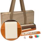 Conjunto de Mahjong Yellow Mountain Imports Mojave com estojo flexível Conjunto de Mahjong Yellow Mountain Imports Mojave com estojo flexível