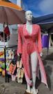 Conjunto de Maiô e Saida de Banho Janete Cor Rosa Tamanhos M