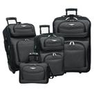 Conjunto de Mala de Viagem Amsterdam - 4 Peças - Cinza