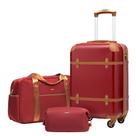 Conjunto de Mala de Viagem Coolife 3 Peças - PC Hardside com Trava TSA