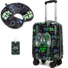 Conjunto de Mala Infantil Homskiii 16" com Rodas Spinner e Estrutura Rígida