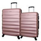 Conjunto De Malas Abs Yins 21089 Cadeado Embutido Rodas 360º 2pcs P-M Rosê Conjunto De Malas Abs Yins 21089 Cadeado Embutido Rodas 360º 2pcs P-M Rosê