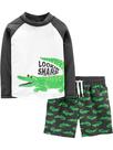 Conjunto de malas de banho e protetor de pele Simple Joys da Carter's