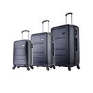 Conjunto de malas de viagem P, M e G Montreal Swiss Move Preta