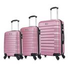 Conjunto de Malas de viagem PP, P e M Detroit Swiss Move Rose