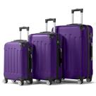 Conjunto de Malas Karl Home 20/24/28" ABS com Cadeado TSA Roxo Conjunto de Malas Karl Home 20/24/28" ABS com Cadeado TSA Roxo