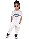 Conjunto de Malha Infantil Menino Juvenil Camiseta e Calça